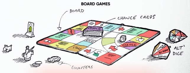 Board Game Illustration